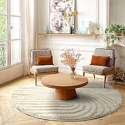 Runda mattor - Evora (offwhite)