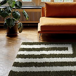 Ryamattor - Imilchil (vit/grön)