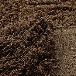 Ryamatta - Melilla Hand Woven Wool Shaggy (brun)