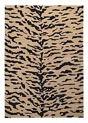 Ryamatta - Zebra Tufted Wool Premium (beige/svart)
