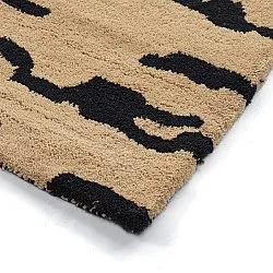 Ryamatta - Zebra Tufted Wool Premium (beige/svart)