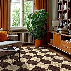 Ryamattor - Albi (brun/beige)