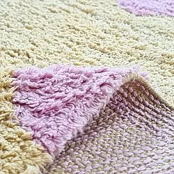 Ryamattor - Amira Natural Cotton Shaggy (beige/lila)