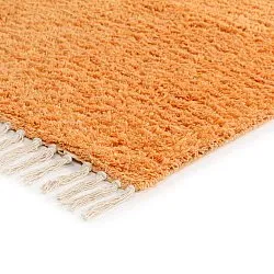 Ryamattor - Amira Natural Cotton Shaggy (orange/rosa)