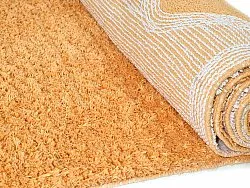 Ryamattor - Amira Natural Cotton Shaggy (orange/rosa)