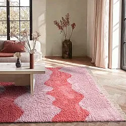 Ryamattor - Amira Natural Cotton Shaggy (rosa)