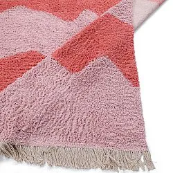Ryamattor - Amira Natural Cotton Shaggy (rosa)