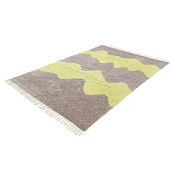 Ryamattor - Amira Natural Cotton Shaggy (taupe/gul)