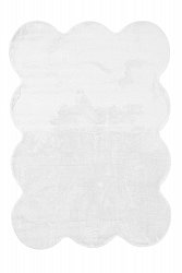 Vågig Ryamatta - Aranga Super Soft Fur (vit)