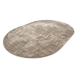 Oval Ryamatta - Aranga Super Soft Fur (brun)