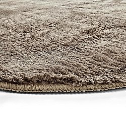 Oval Ryamatta - Aranga Super Soft Fur (brun)