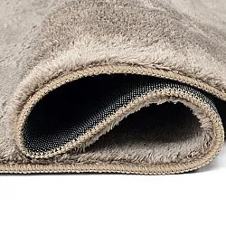 Oval Ryamatta - Aranga Super Soft Fur (brun)