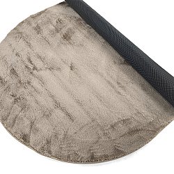 Oval Ryamatta - Aranga Super Soft Fur (brun)