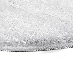 Oval Ryamatta - Aranga Super Soft Fur (vit)
