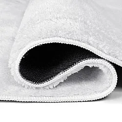 Oval Ryamatta - Aranga Super Soft Fur (vit)