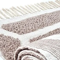 Ryamattor - Callista Natural Cotton Shaggy (taupe)