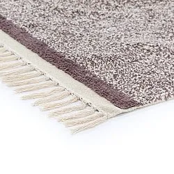 Ryamattor - Celina Natural Cotton Shaggy (beige/brun)