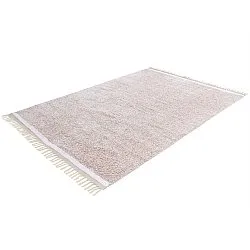 Ryamattor - Celina Natural Cotton Shaggy (taupe/lavendel)