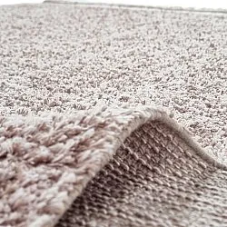 Ryamattor - Celina Natural Cotton Shaggy (taupe/lavendel)