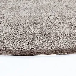 Rund matta - Celina Natural Cotton Shaggy (beige/brun)