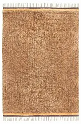 Ryamattor - Celina Natural Cotton Shaggy (brun/orange)
