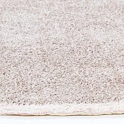 Rund matta - Celina Natural Cotton Shaggy (taupe/lavendel)