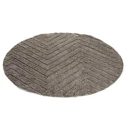 Rund matta - Conara Natural Cotton Shaggy (taupe)
