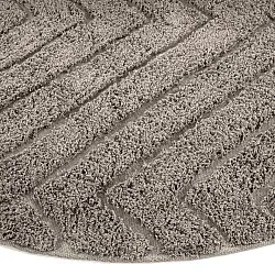 Rund matta - Conara Natural Cotton Shaggy (taupe)