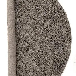 Rund matta - Conara Natural Cotton Shaggy (taupe)