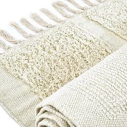 Ryamattor - Cyrus Natural Cotton Shaggy (offwhite)