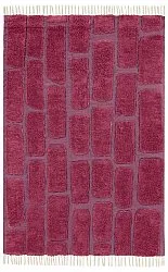 Ryamattor - Cyrus Natural Cotton Shaggy (röd)