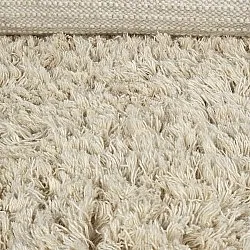 Ryamatta - Fassale Hand Woven Wool Shaggy (cream)