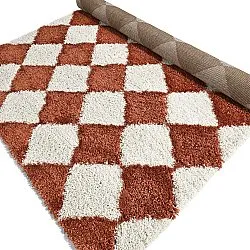 Ryamattor - Albi (vit/orange)
