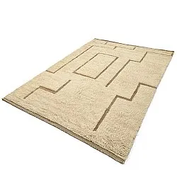 Ryamattor - Kiberg Hand Woven Wool Shaggy (cream)