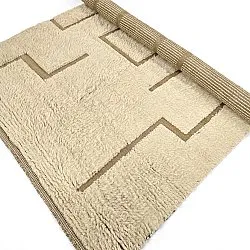 Ryamattor - Kiberg Hand Woven Wool Shaggy (cream)