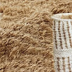 Ryamattor - Kiberg Hand Woven Wool Shaggy (beige)