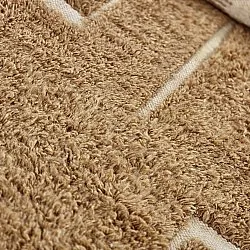 Ryamattor - Kiberg Hand Woven Wool Shaggy (beige)