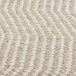 Ullmatta - Larkana (beige/vit)