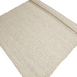 Ullmatta - Larkana (beige/vit)
