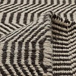 Ullmatta - Larkana (beige/svart)