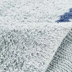 Ryamattor - Leora Natural Cotton Shaggy (grå/blå)