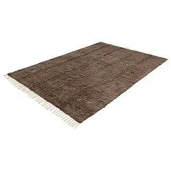 Ryamattor - Leora Natural Cotton Shaggy (brun/oliv)