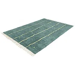 Ryamattor - Leora Natural Cotton Shaggy (grön)