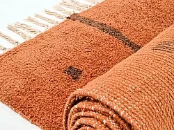 Ryamattor - Leora Natural Cotton Shaggy (orange/brun)