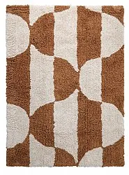 Ryamattor - Kalymnos Natural Cotton Shaggy (offwhite/ockra)