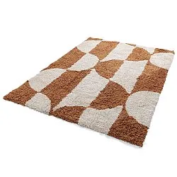 Ryamattor - Kalymnos Natural Cotton Shaggy (offwhite/ockra)