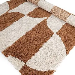 Ryamattor - Kalymnos Natural Cotton Shaggy (offwhite/ockra)