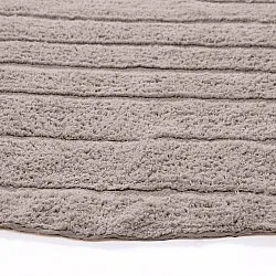 Rund matta - Rani Natural Cotton Shaggy (taupe)
