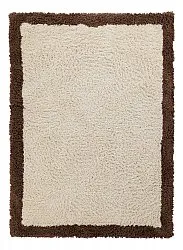 Ryamattor - Sagres Natural Cotton Shaggy (offwhite/brun)