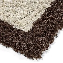 Ryamattor - Sagres Natural Cotton Shaggy (offwhite/brun)